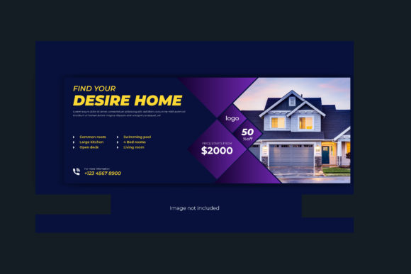 Download Real Estate Rent Sale Facebook Cover - Estate Collection