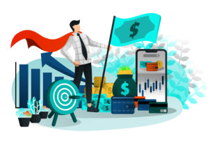 Download Illustration of Entrepreneur and Finance - Entrepreneur Collection