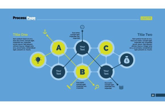 Download Abstract Flowchart Slide Template. Busin - Chart Collection
