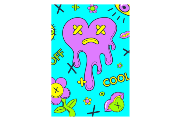 Download Hipster Style Poster. Retro 70 Hippie Gr - Pie Collection