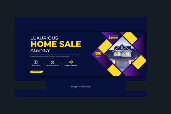 Download Real Estate Rent Sale Facebook Cover - Estate Collection
