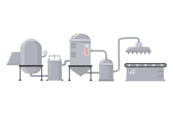 Download Manufacturing Line. Cartoon Industry Mac - Manufacturing Collection
